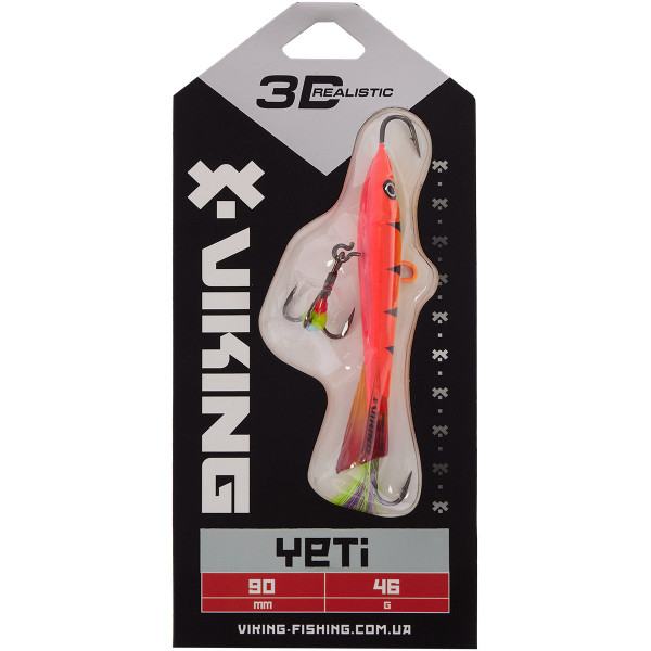 Балансир Viking Fishing Yeti Ice Jig 90mm 46.0g #15 Pink Moon