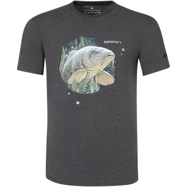 Футболка Brain GrumpyCarp XL Dark grey melange