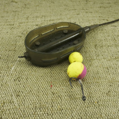 Кормушка Orange Boat Flat Method з вертлюгом № 4 40г