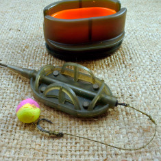 Кормушка Orange Roomy Flat Method з вертлюгом № 4 30г