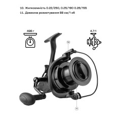 Катушка Brain Evidence 7000S 9+1BB