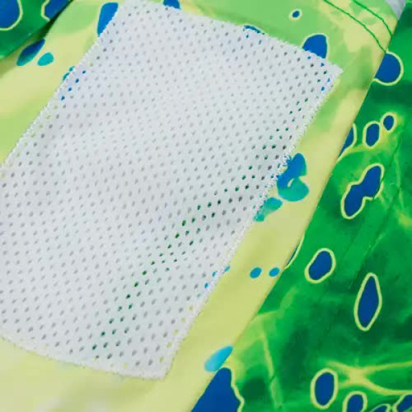Реглан Pelagic Exo-Tech Hooded Fishing Shirt XXL ц:green dorado hex