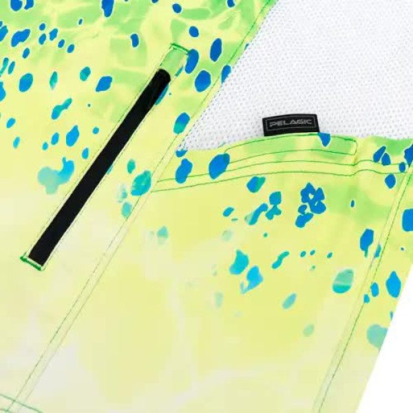 Реглан Pelagic Exo-Tech Hooded Fishing Shirt XXL ц:green dorado hex