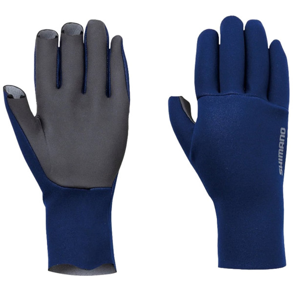 Перчатки Shimano Chloroprene EXS 3 Cut Gloves XL Blue
