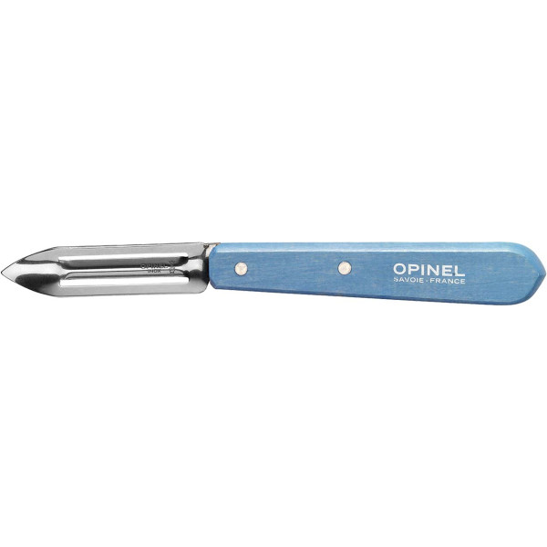 Ніж Opinel Peeler №115 Inox. Колір - блакитний