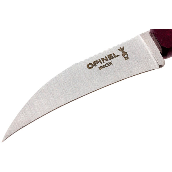 Кухонный нож Opinel Vegetable №114 Inox. Цвет - фиолетовый