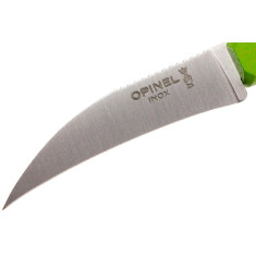 Кухонный нож Opinel Vegetable №114 Inox. Цвет - салатовый