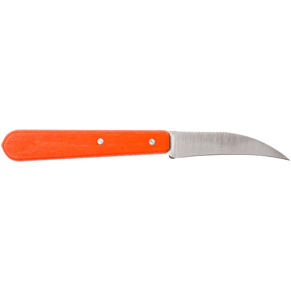 Кухонний ніж Opinel Vegetable №114 Inox. Колір - помаранчевий