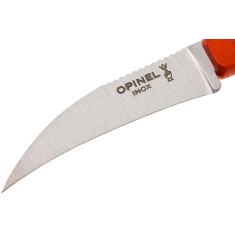 Кухонный нож Opinel Vegetable №114 Inox. Цвет - оранжевый