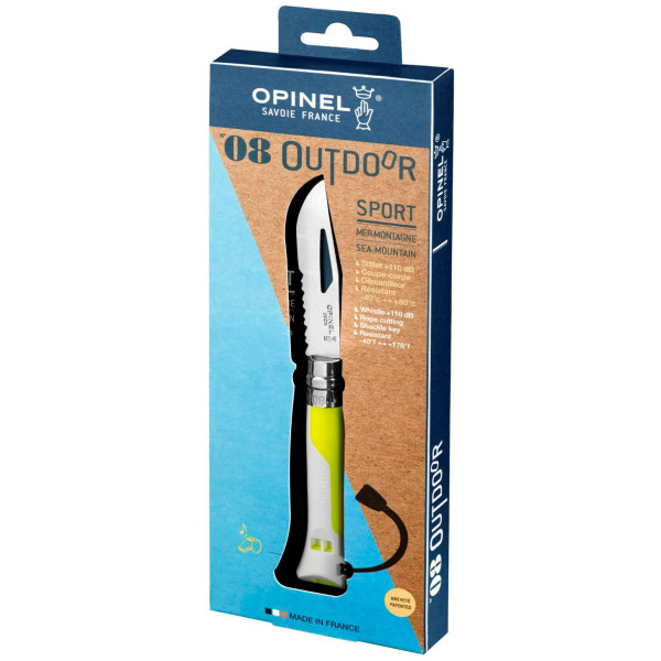 Ніж Opinel №8 Outdoor Fluo Yellow