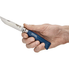 Ніж Opinel №8 Inox темно-синій (блістер)