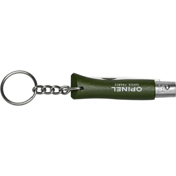 Ніж Opinel Keychain №4 Inox. Колір - зелений