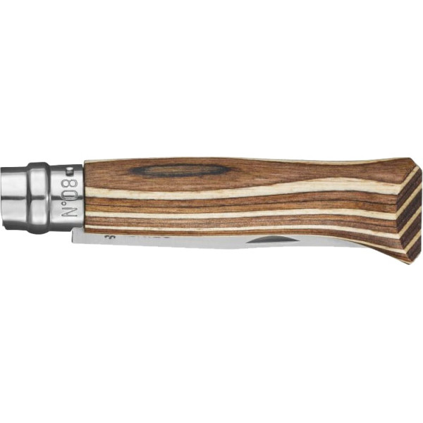 Ніж Opinel №8 VRI Laminated. Колір - коричневий