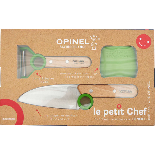 Набор ножей Opinel Le Petite Chef Green