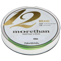 Шнур Daiwa UVF Morethan Sensor 12 EX+SI 150m (Lime Green) #0.8/0.10mm 16lb/7.3kg Шнур Daiwa UVF Morethan Sensor 12 EX+SI 150m (Lime Green) #0.8/0.10mm 16lb/7.3kg