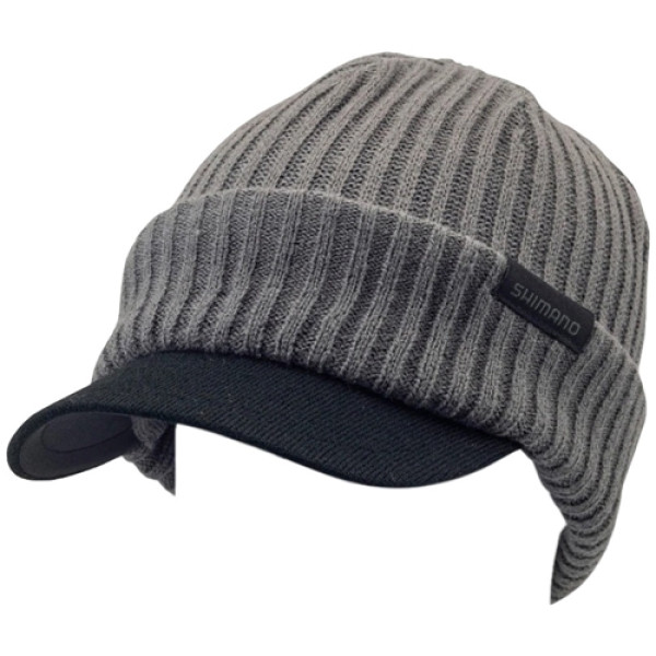 Шапка Shimano Knit Watch Breath Hyper +℃ (с козырьком) ц:gray
