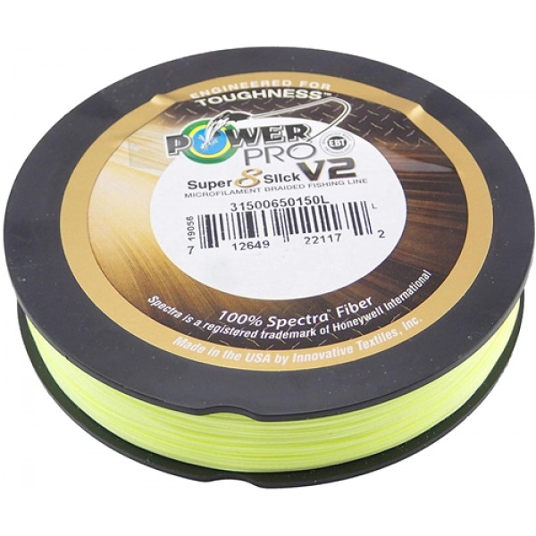 Шнур Power Pro Super 8 Slick V2 (Moon Shine) 275m 0.13mm 18lb/8.0kg