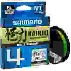 Шнур Shimano Kairiki 4 PE (Mantis Green) 300m 0.215mm 16.7kg