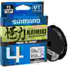 Шнур Shimano Kairiki 4 PE (Steel Gray) 150m 0.06mm 4.4kg