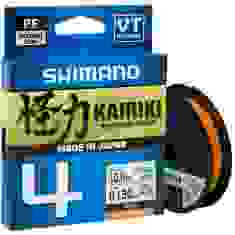 Шнур Shimano Kairiki 4 PE (Hi-Vis Orange) 150m 0.215mm 16.7kg