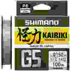 Шнур Shimano Kairiki G5 (Steel Gray) 100m 0.13mm 4.1kg