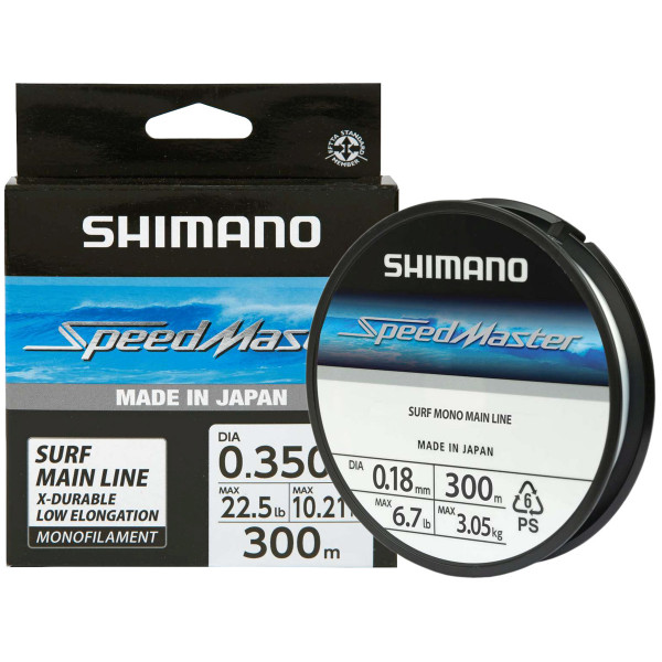 Леска Shimano Speedmaster Surf Mono 300m 0.18mm 3.05kg