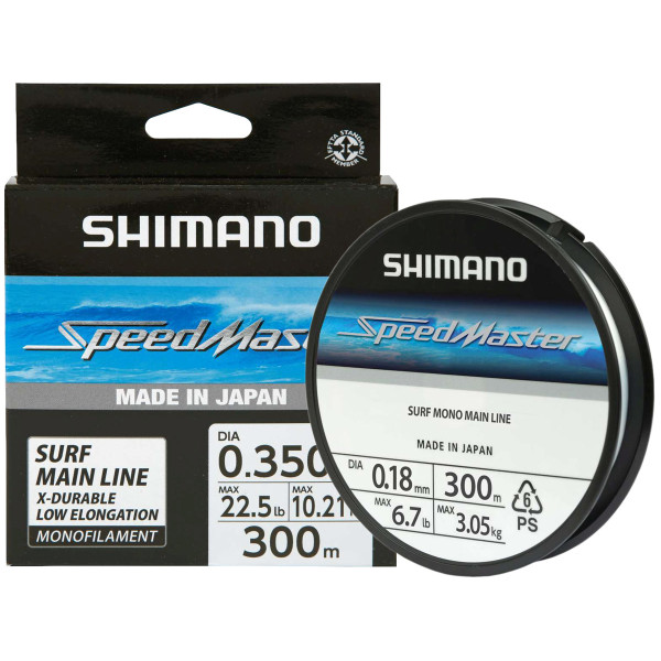 Леска Shimano Speedmaster Surf Mono 300m 0.35mm 10.21kg