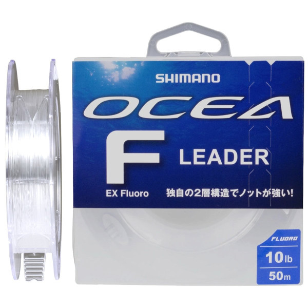 Флюорокарбон Shimano Ocea Leader EX Fluorocarbon 50m 0.265mm 10lb/4.5kg Clear