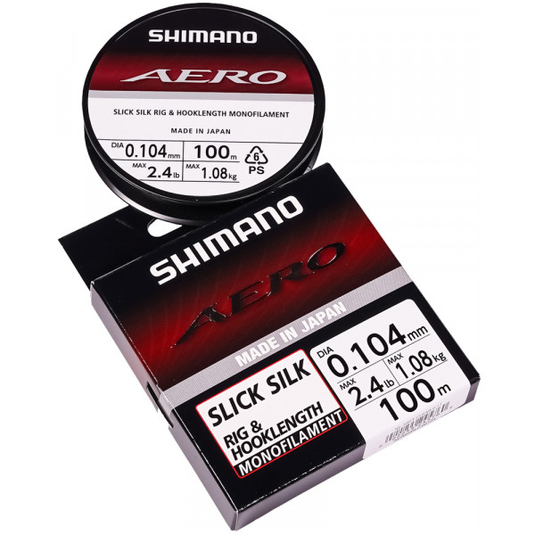 Волосінь Shimano Aero Slick Silk Rig/Hooklength 100m 0.123mm 1.48kg