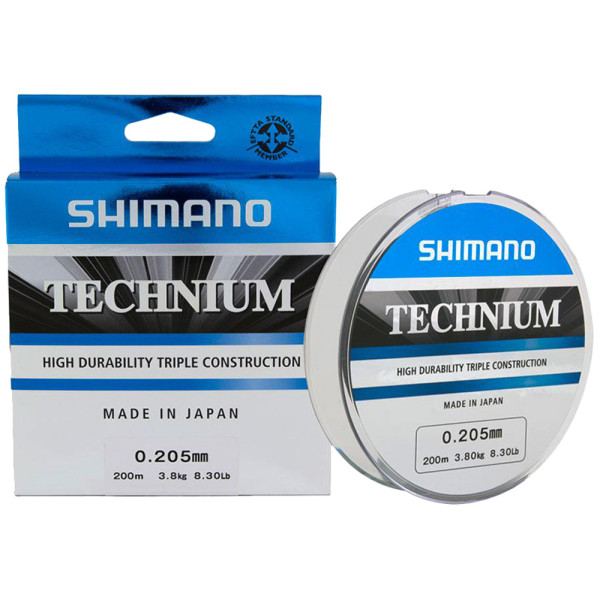 Волосінь Shimano Technium 200m 0.205 mm 3.8 kg