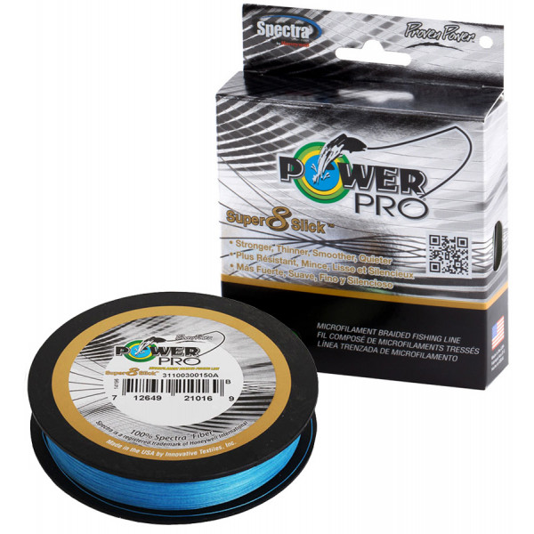 Шнур Power Pro Super 8 Slick (Marine Blue) 135m 0.13mm 18lb/8.0kg