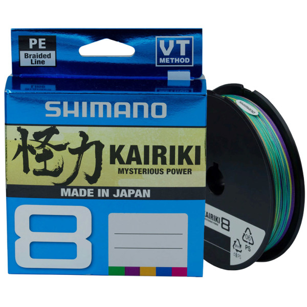 Шнур Shimano Kairiki 8 150m 0.42mm 46.7kg Multi color