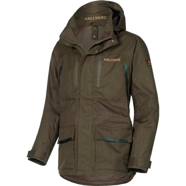 Куртка Hallyard East Village. Размер - 2XL. Цвет - тёмно-зелёный