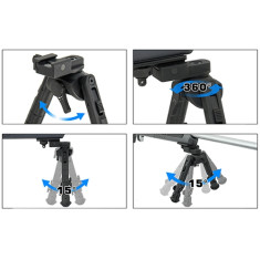 Сошки Leapers UTG Recon 360 TL. 20-30,5см. Picatinny Сошки Leapers UTG Recon 360 TL. 20-30,5см. Picatinny