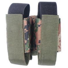 Подсумок Leapers UTG MOLLE 40 мм двойной. Woodland Digital