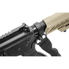 Ремінь рушничний Leapers Bungee 1-точковий з QD-антабками. Чорний