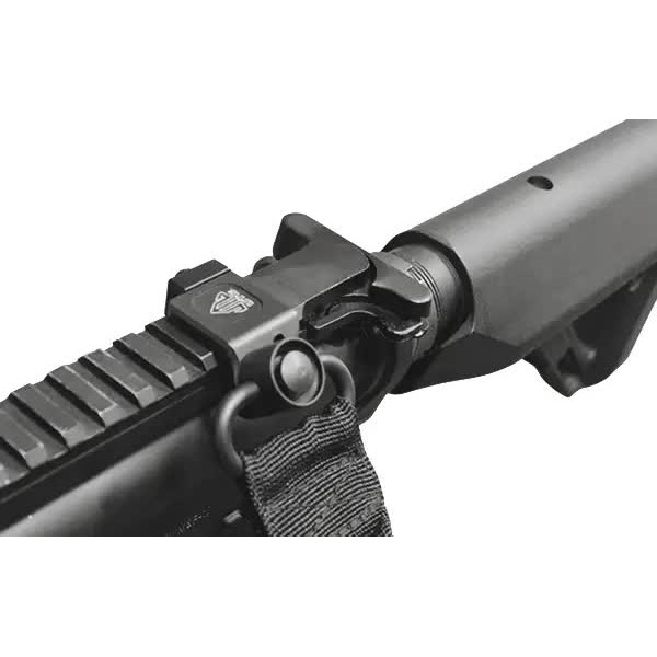 Ремень ружейный Leapers Bungee 1-точечный с QD-антабками. Черный