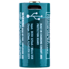 Акумуляторна батарея Olight 16340 з зарядним портом micro-USB