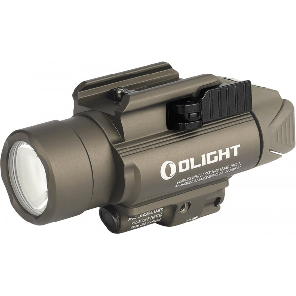 Ліхтар з ЛЦВ Olight Baldr Pro Desert Tan. Зелений ЛЦВ