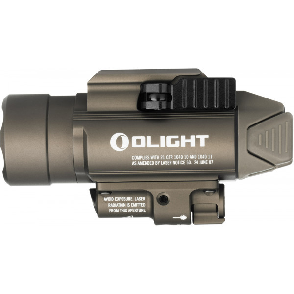 Ліхтар з ЛЦВ Olight Baldr Pro Desert Tan. Зелений ЛЦВ