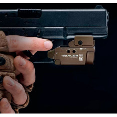 Фонарь с ЛЦУ Olight Baldr Mini Desert Tan. Зеленый ЛЦУ