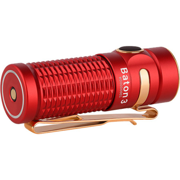Ліхтар Olight Baton 3 Premium Edition Red
