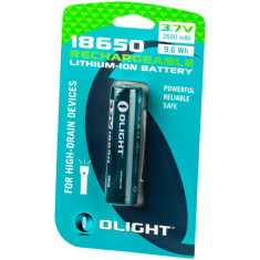 Аккумуляторная батарея Olight 18650 2600 mAh 3.7 V Аккумуляторная батарея Olight 18650 2600 mAh 3.7 V