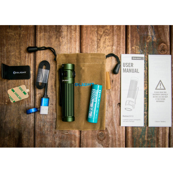 Фонарь Olight Baton 3 Pro. OD Green