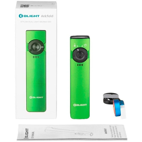 Ліхтар Olight Arkfeld. Lime green