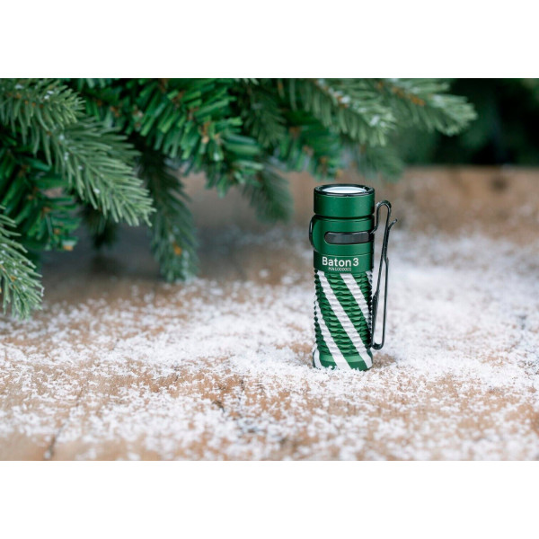 Ліхтар Olight Baton 3. Christmas green