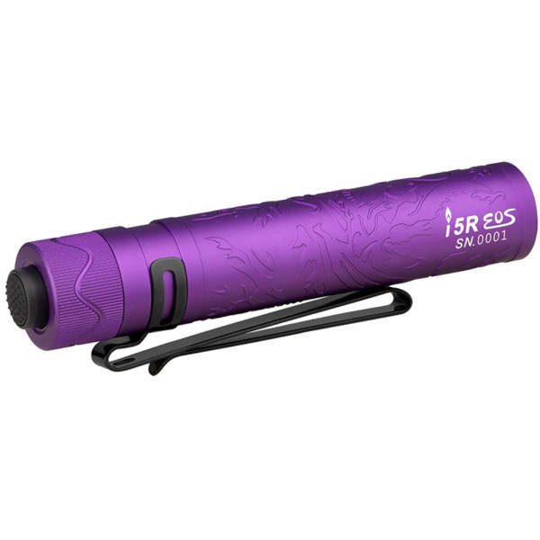 Фонарь-брелок Olight I5R EOS. Dragon & phoenix purple