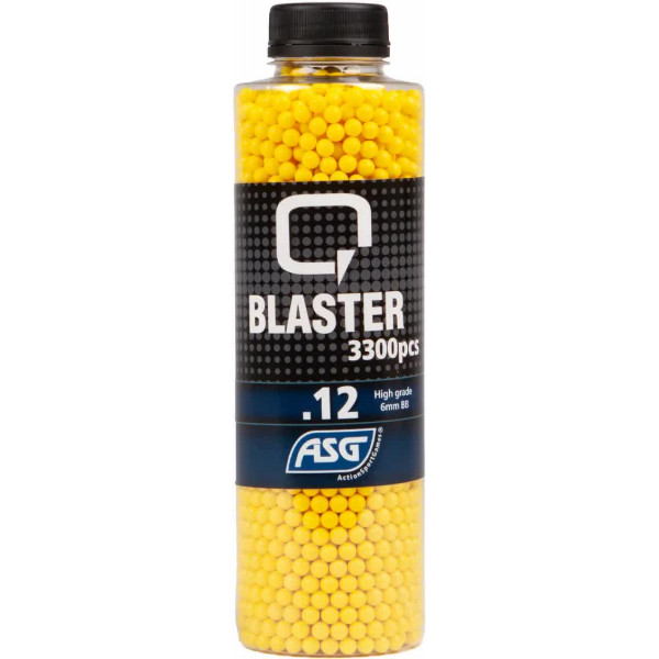 Страйкбольные шарики ASG Q Blaster Yellow 6 мм 0,12 г 3300 шт