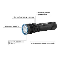 Фонарь Olight Seeker 4 Pro NW Black