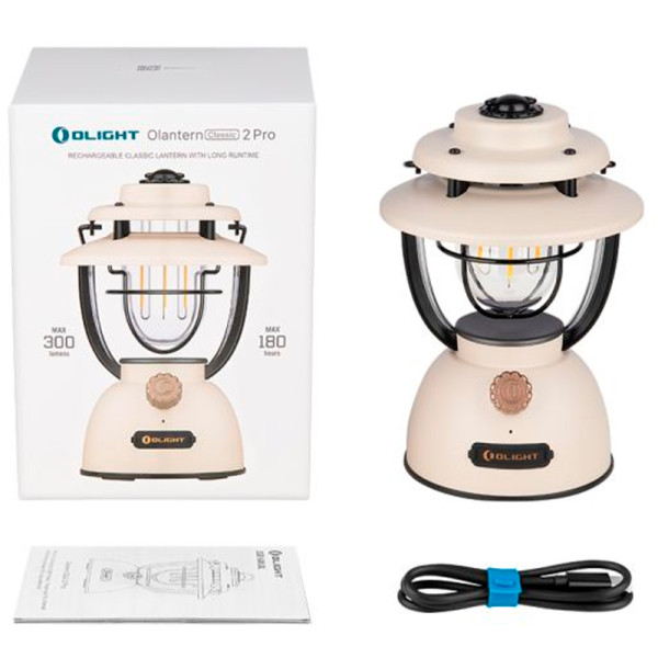 Ліхтар Olight Olantern Classic 2 Pro Clay beige